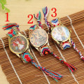 2015 nuevo producto 10 diseños Ginebra Artesanal DIY Señora Reloj Moda mujeres reloj